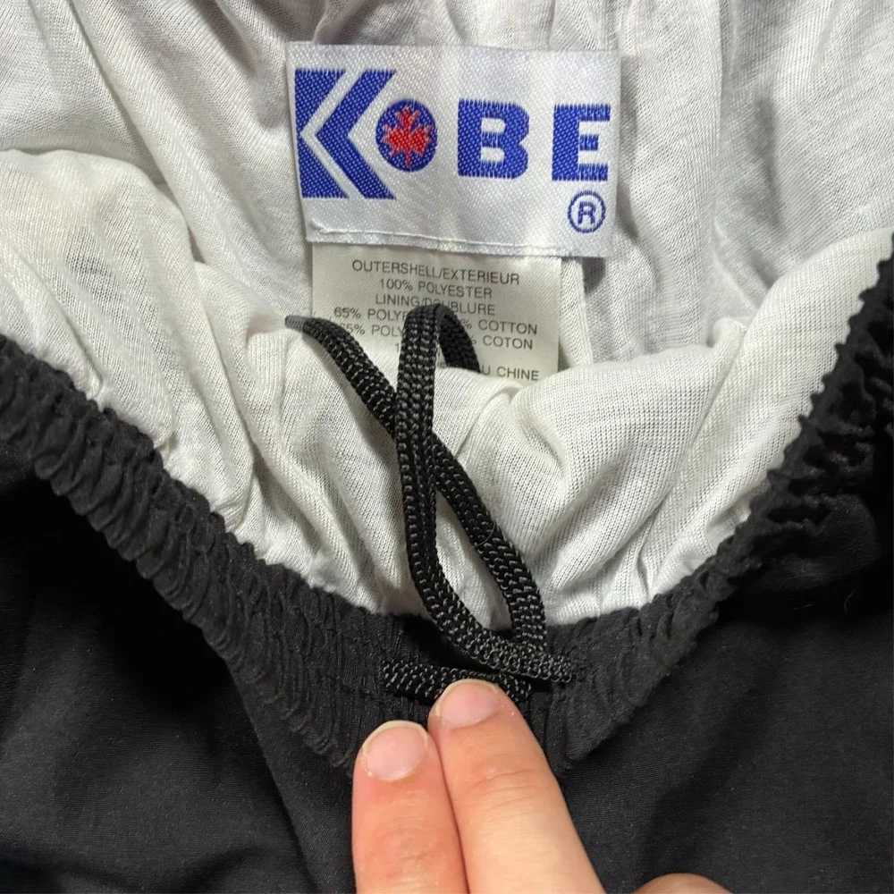 Kobe Athletic Pants Mens Size L Black Track Jogger Elastic Waist‎ Casual Sports